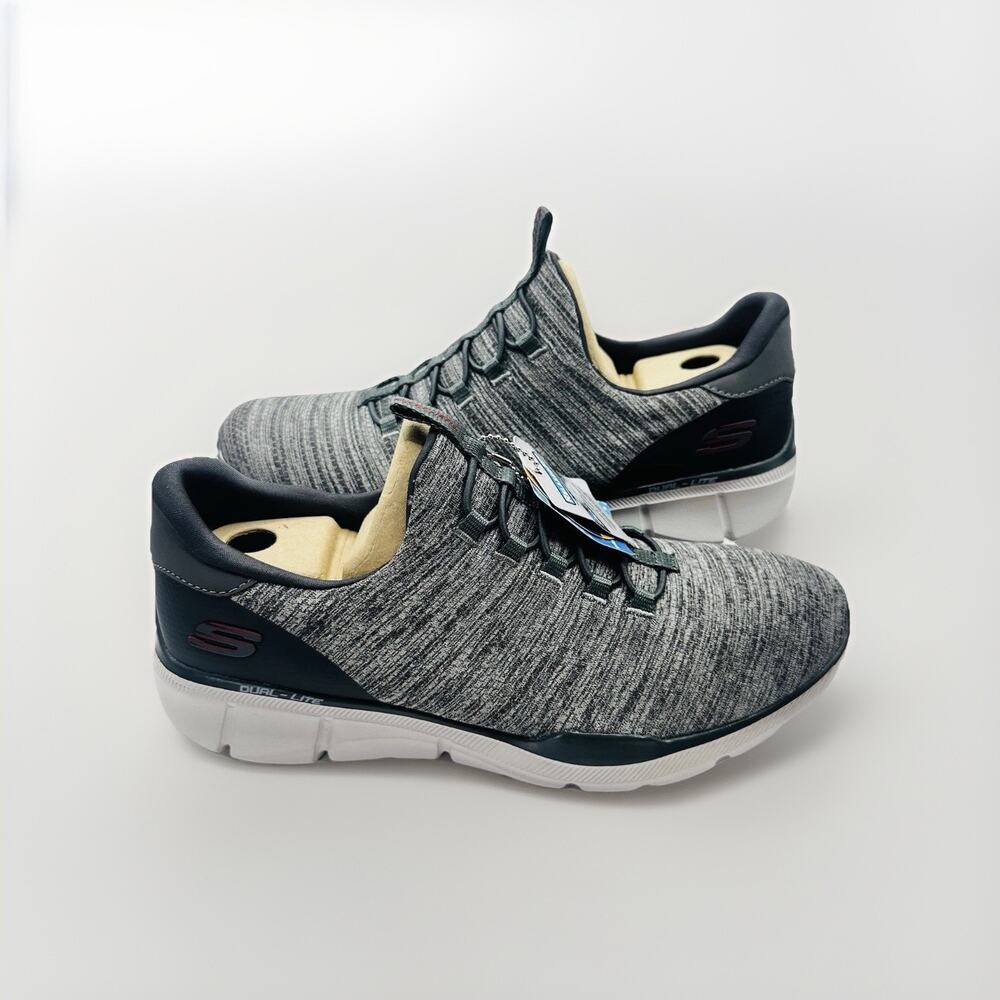 Skechers Mens Equalizer 3.0 52928SA Charcoal Gray Running Shoes Sneakers Size 10
